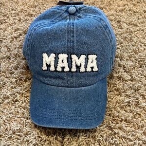 NWT David and Young Denim Blue 'MAMA' Hat from Nordstrom Rack